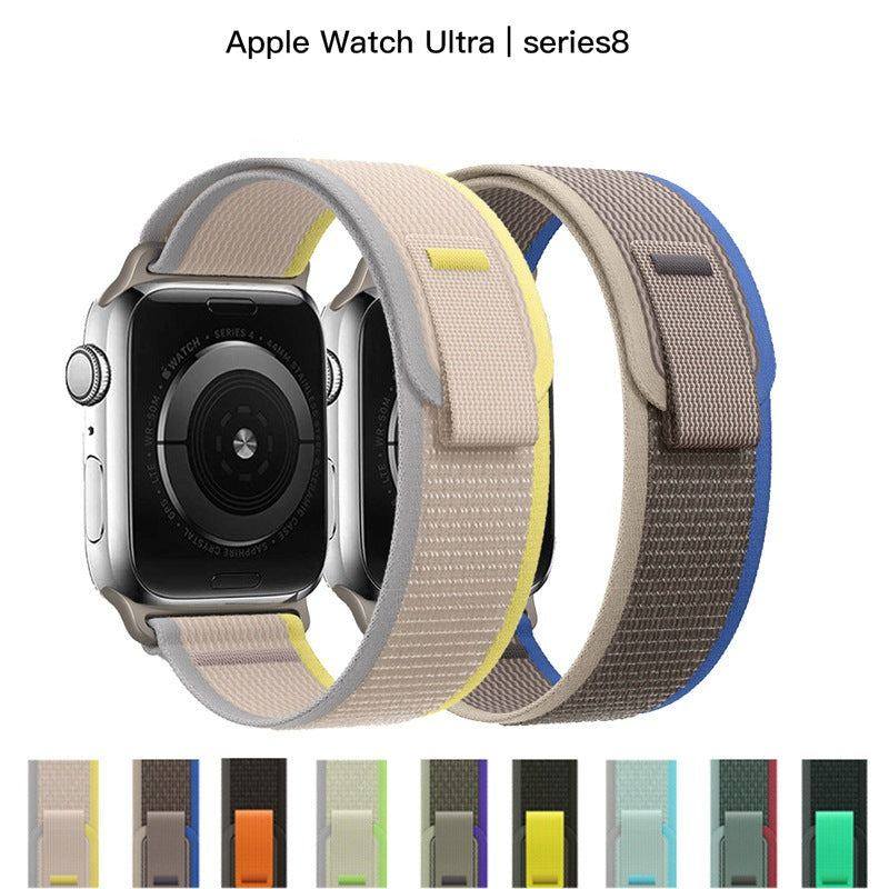 "Two-color iWatch Strap" Nylon Loop For Apple Watch