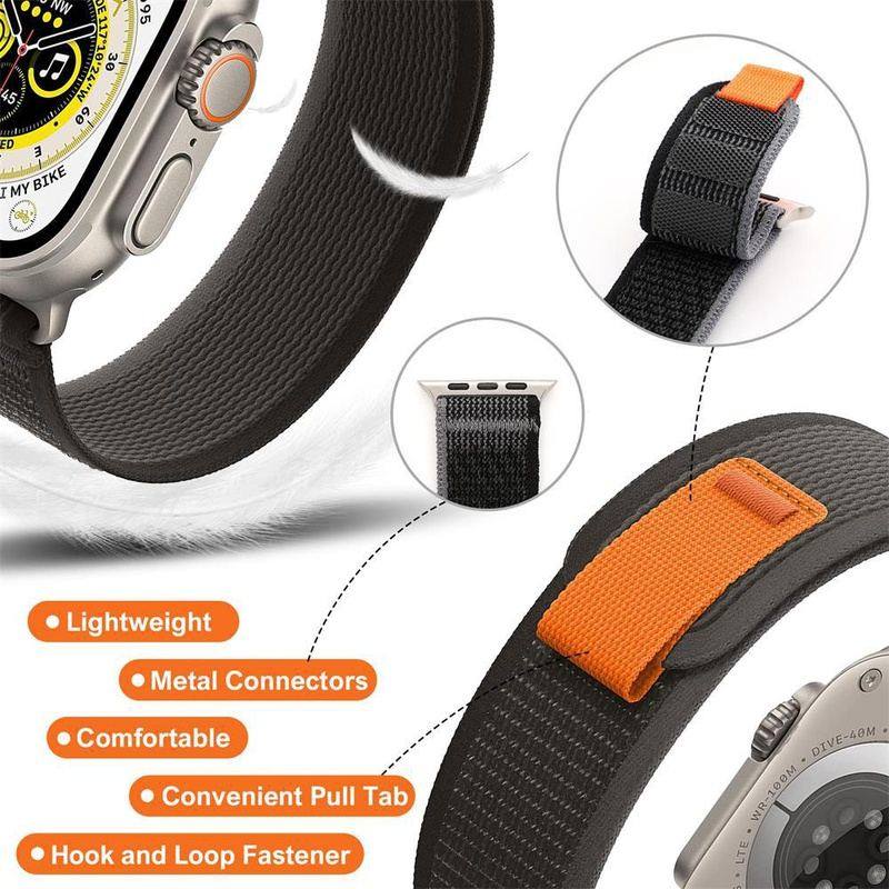 "Two-color iWatch Strap" Nylon Loop For Apple Watch