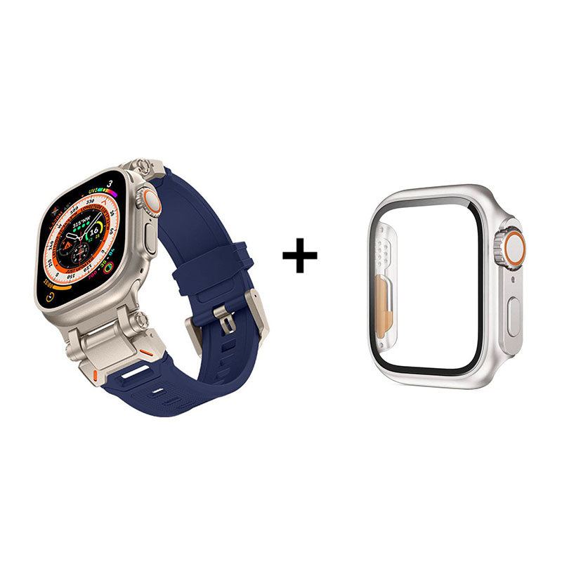 "Ultimate Luxury" TPU Band with Titanium Connector for Apple Watch