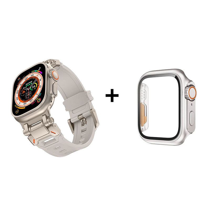 "Ultimate Luxury" TPU Band with Titanium Connector for Apple Watch