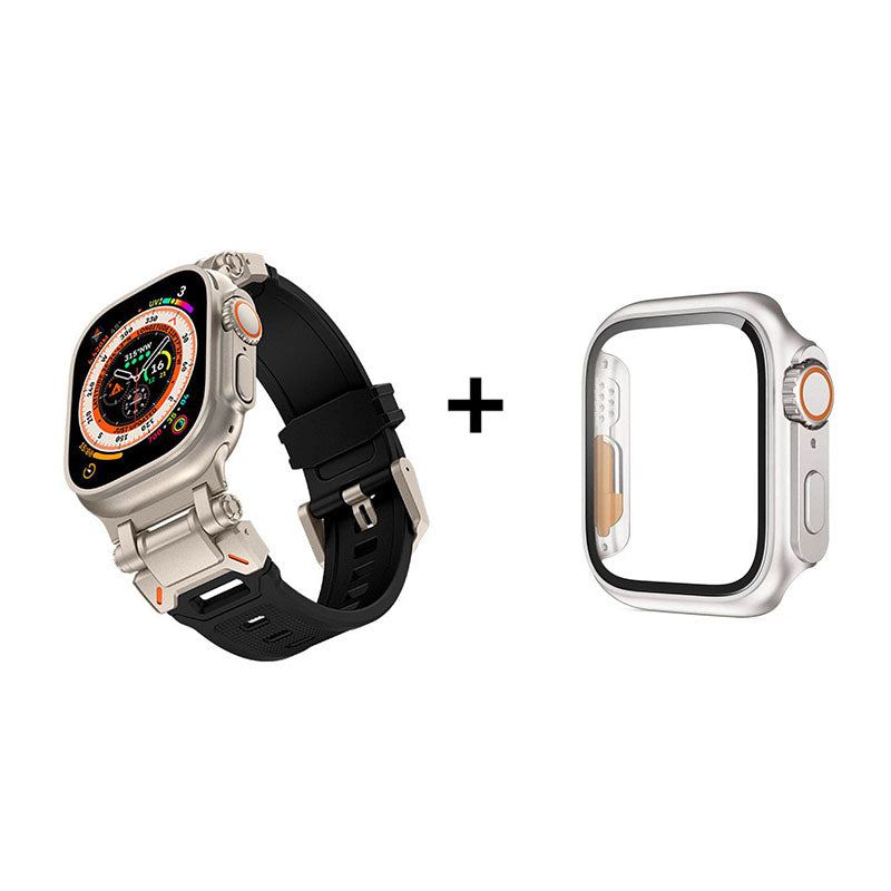 "Ultimate Luxury" TPU Band with Titanium Connector for Apple Watch