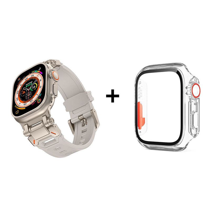 "Ultimate Luxury" TPU Band with Titanium Connector for Apple Watch