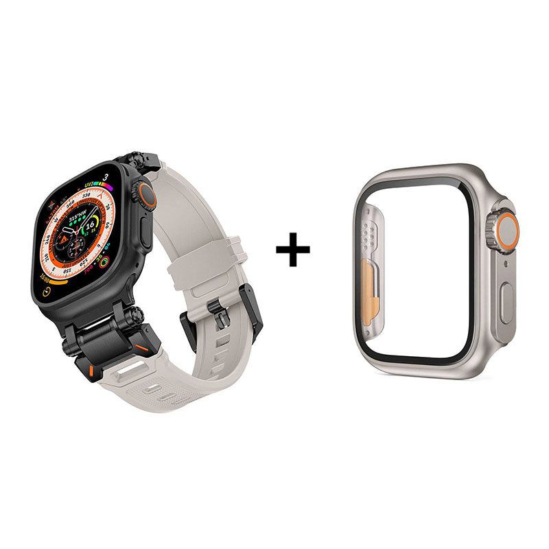 "Ultimate Luxury" TPU Band with Titanium Connector for Apple Watch