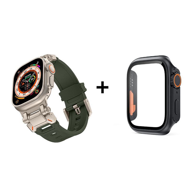 "Ultimate Luxury" TPU Band with Titanium Connector for Apple Watch