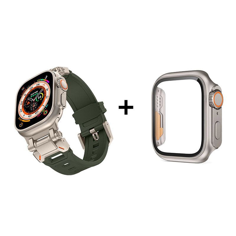 "Ultimate Luxury" TPU Band with Titanium Connector for Apple Watch