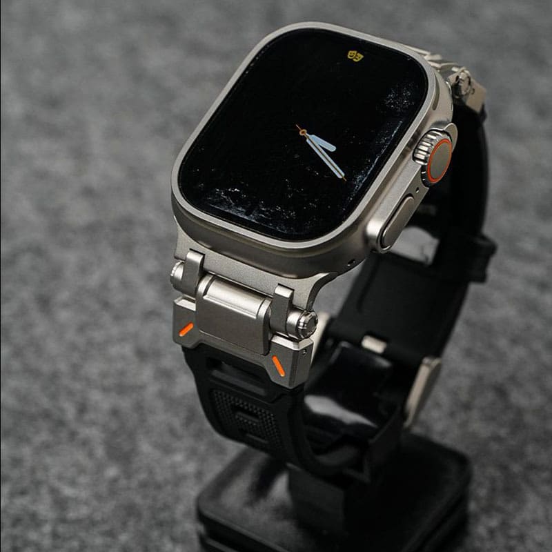 "Ultimate Luxury" TPU Band with Titanium Connector for Apple Watch