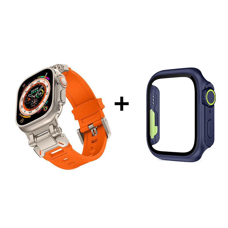 "Ultimate Luxury" TPU Band with Titanium Connector for Apple Watch