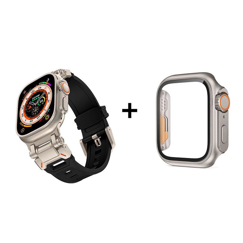 "Ultimate Luxury" TPU Band with Titanium Connector for Apple Watch