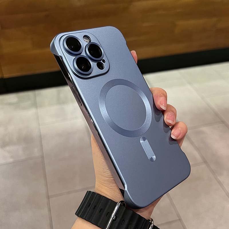 Ultra Slim Bezel-less Magnetic iPhone Case