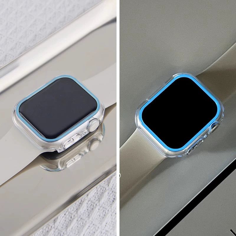 Ultra-thin Fluorescent Half-pack Protective Case For Apple Watch