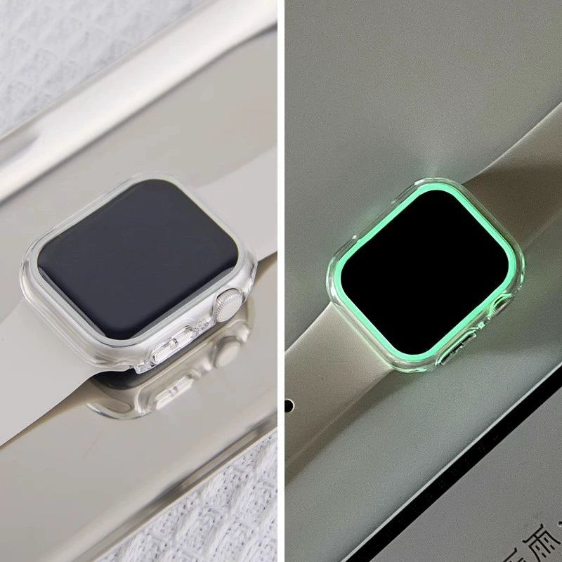 Ultra-thin Fluorescent Half-pack Protective Case For Apple Watch