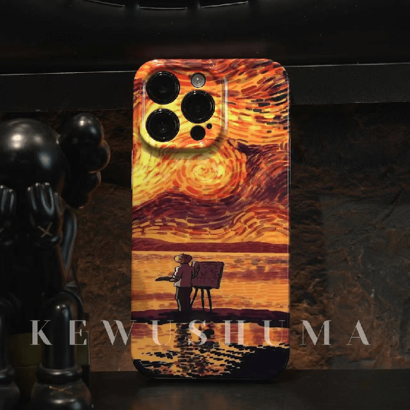 Van Gogh Series-All-Inclusive Anti-Drop Creative iPhone Case