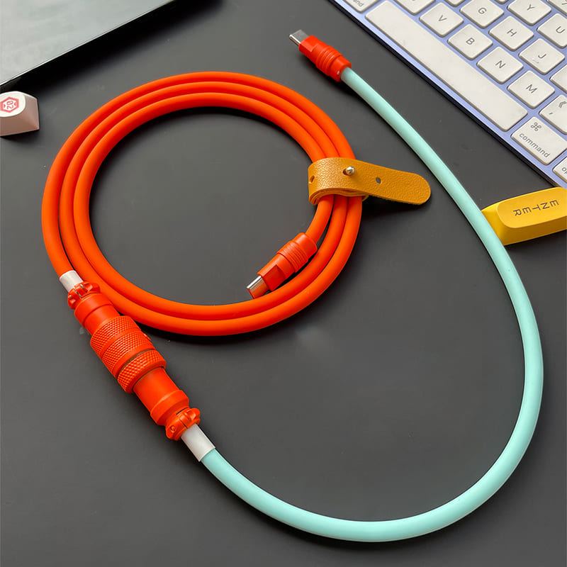 Vibrant Colours Keyboard Cable & Charging Cable