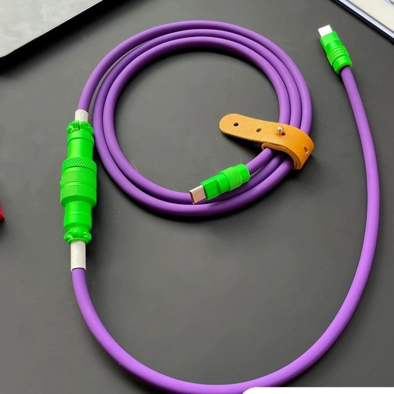 Vibrant Colours Keyboard Cable & Charging Cable