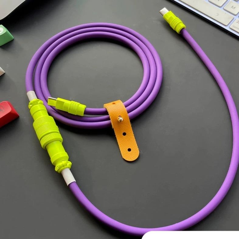 Vibrant Colours Keyboard Cable & Charging Cable