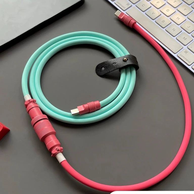 Vibrant Colours Keyboard Cable & Charging Cable