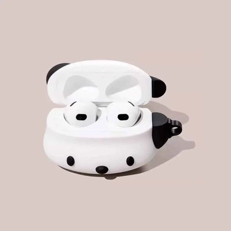 "White Dog" Creative Silicone AirPods Case