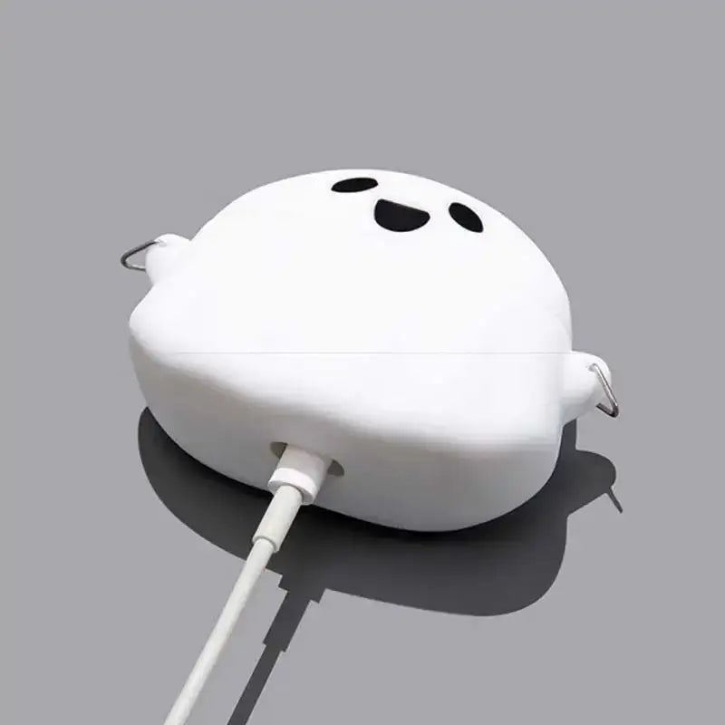 "White Ghost" Creative Silicone AirPods Case - Fluorescent Version