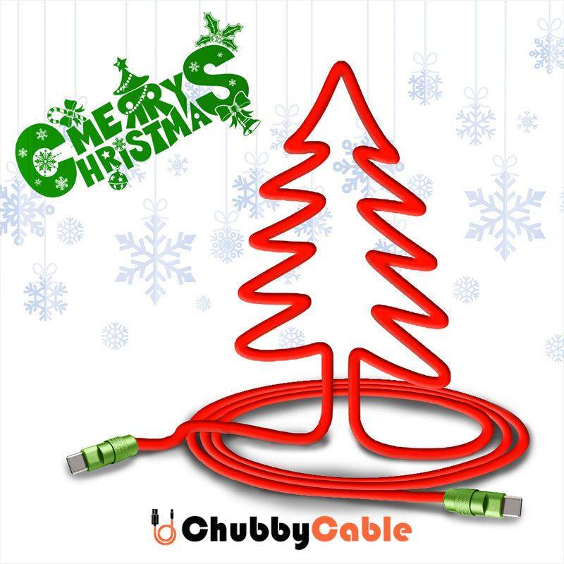 "Chubby Christmas" Christmas Special Fast Charge Cable - St. Patrick's Day Edition