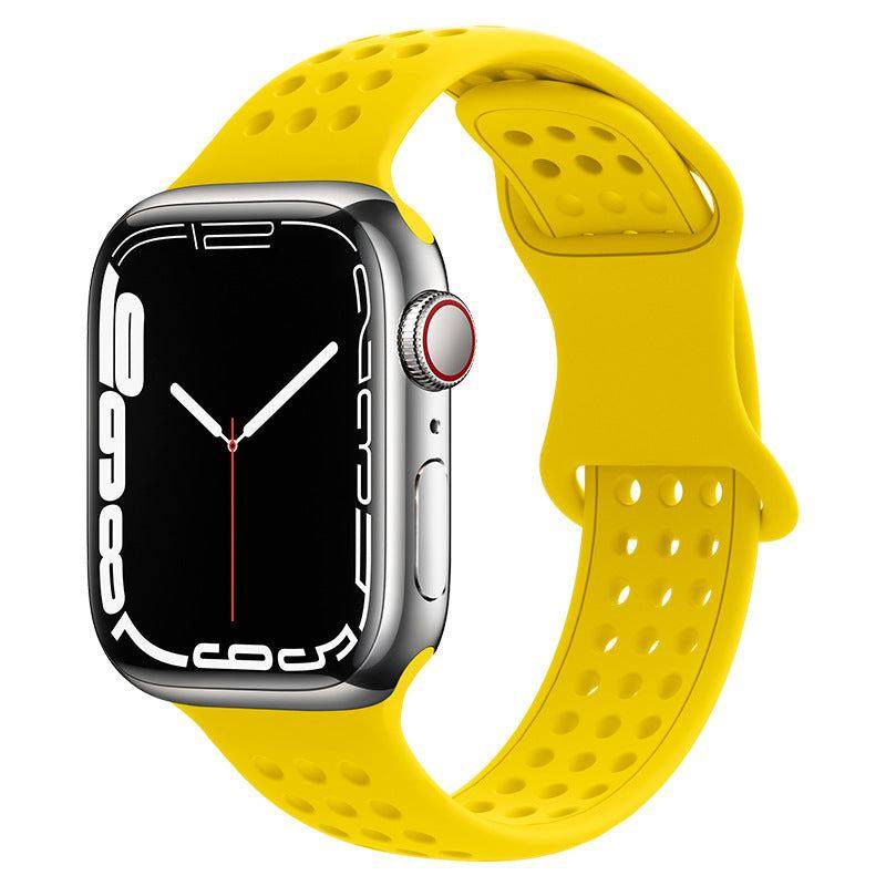 "Breathable iWatch Strap " Silicone Adjustable Loop For Apple Watch