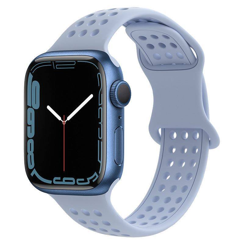 "Breathable iWatch Strap " Silicone Adjustable Loop For Apple Watch