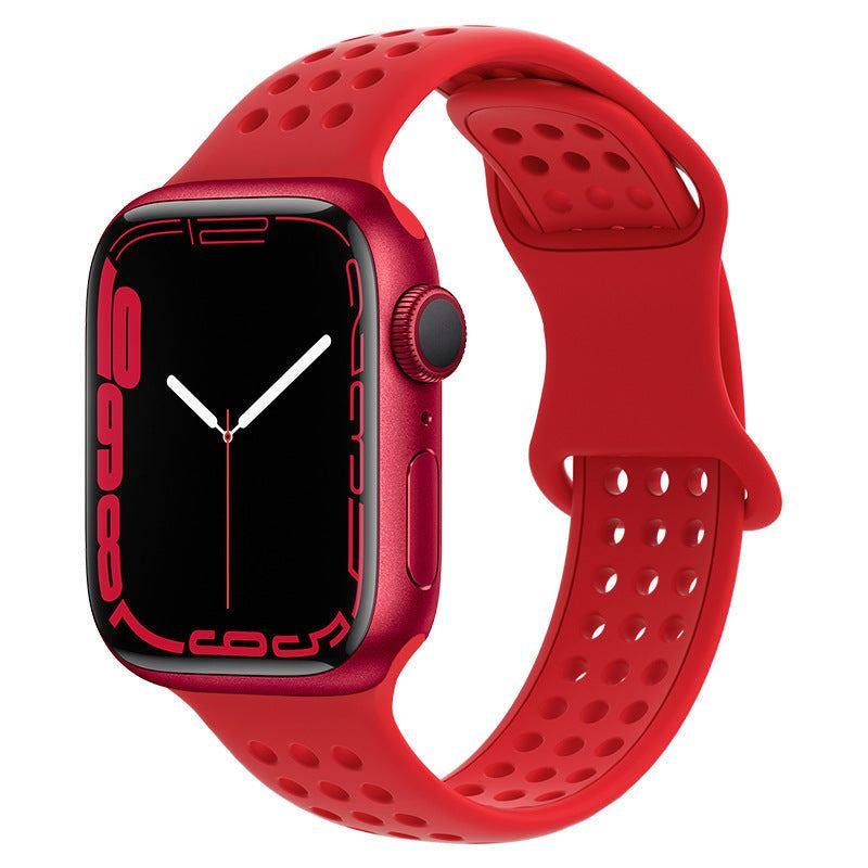 "Breathable iWatch Strap " Silicone Adjustable Loop For Apple Watch