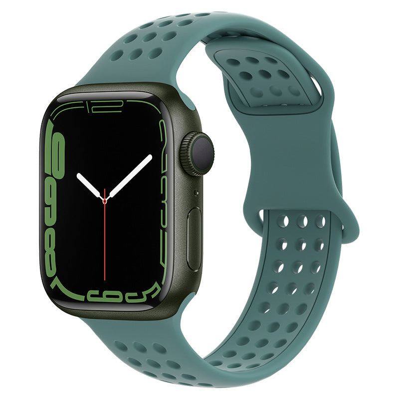 "Breathable iWatch Strap " Silicone Adjustable Loop For Apple Watch