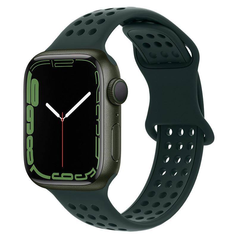 "Breathable iWatch Strap " Silicone Adjustable Loop For Apple Watch