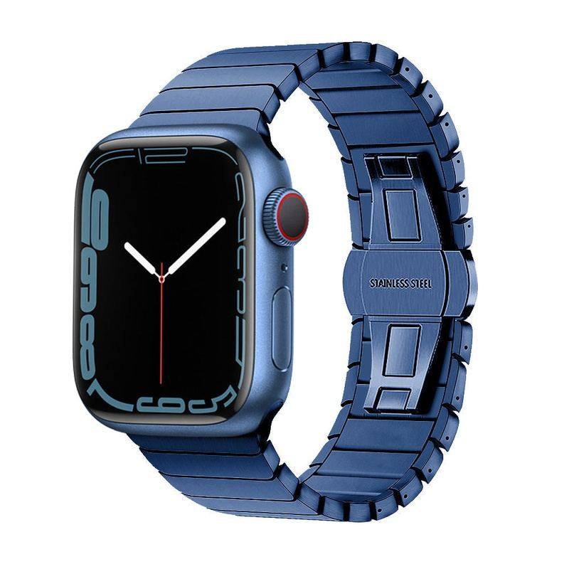 "Business iWatch Strap" Metal Loop With Butterfly Clasp For Apple Watch