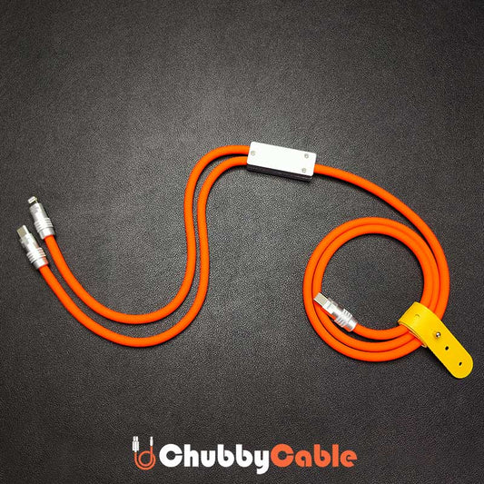 "Chubby" 2 IN 1 100W Charge Cable