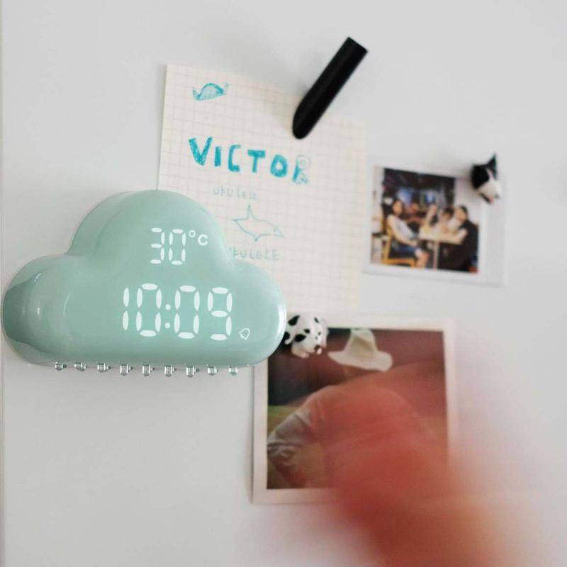 "Chubby" LED Digital Alarm Clock With Time And Temperature