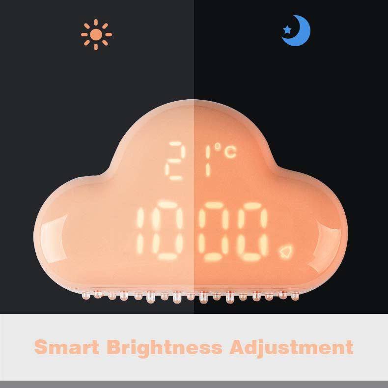 "Chubby" LED Digital Alarm Clock With Time And Temperature