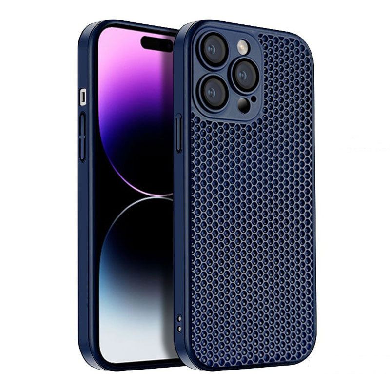 "Chubby" Mesh Cooling iPhone Case - With Lens Film