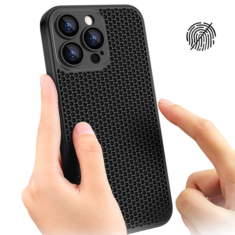 "Chubby" Mesh Cooling iPhone Case - With Lens Film