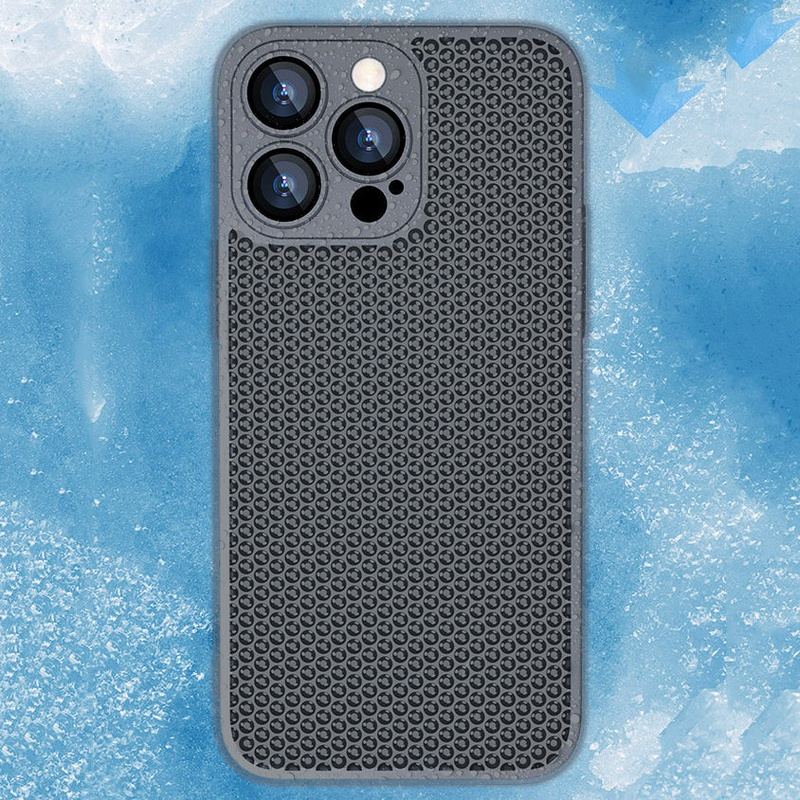 "Chubby" Mesh Cooling iPhone Case - With Lens Film