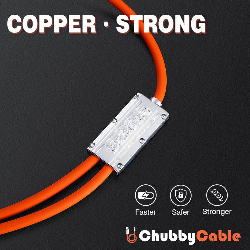 "Chubby Plus" 2 IN 1 Fast Charge Cable C+Lightning