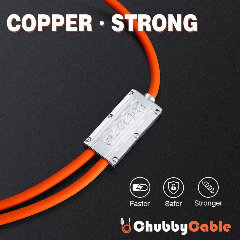 "Chubby Plus" 2 IN 1 Fast Charge Cable C+Lightning - St. Patrick's Day Edition