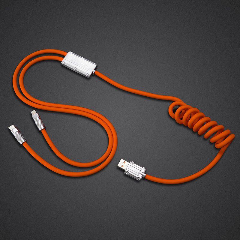 "Chubby Plus" 2 In 1 Fast Charge Cable C+Lightning