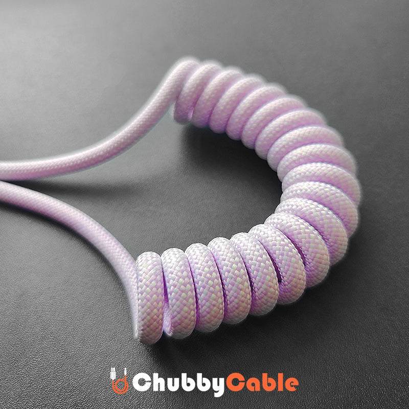 "Curly Chubby" Retractable Car Charge Cable