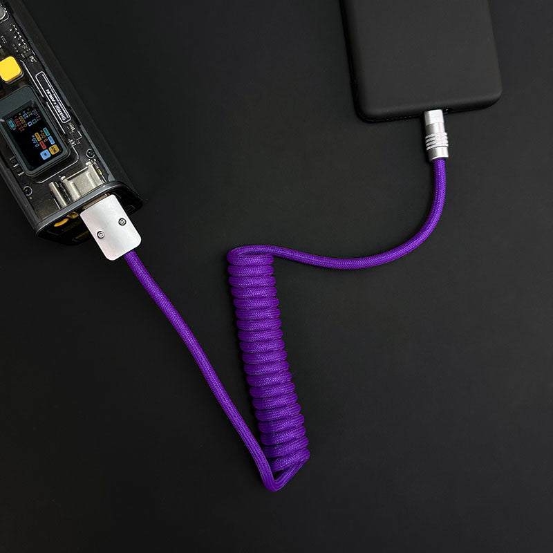 "Curly Chubby" Retractable Fast Charging Cable