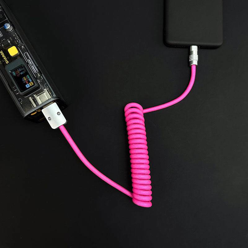 "Curly Chubby" Retractable Fast Charging Cable