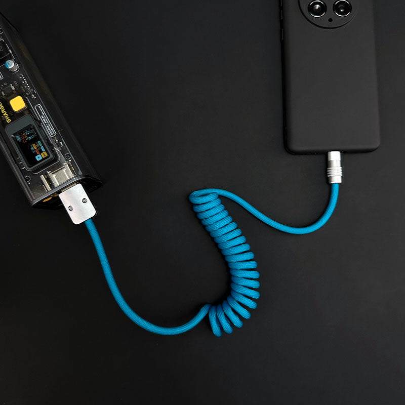 "Curly Chubby" Retractable Fast Charging Cable