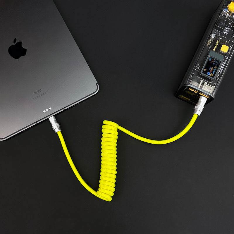 "Curly Chubby" Retractable Fast Charging Cable