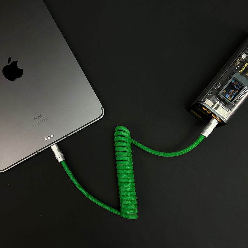 "Curly Chubby" Retractable Fast Charging Cable