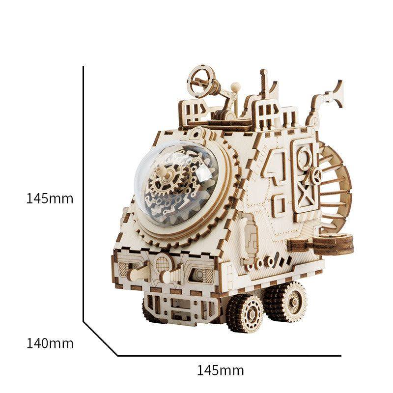 "Cyber" 3D Wooden Mechanical Music Box