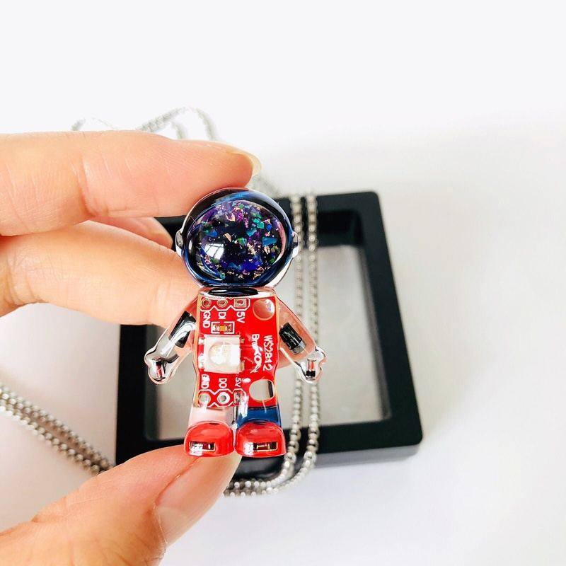 "Cyber Chic" Astronaut Pendant