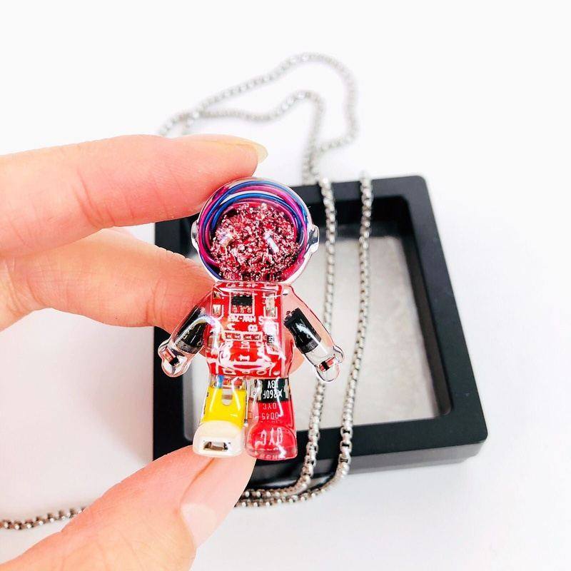 "Cyber Chic" Astronaut Pendant