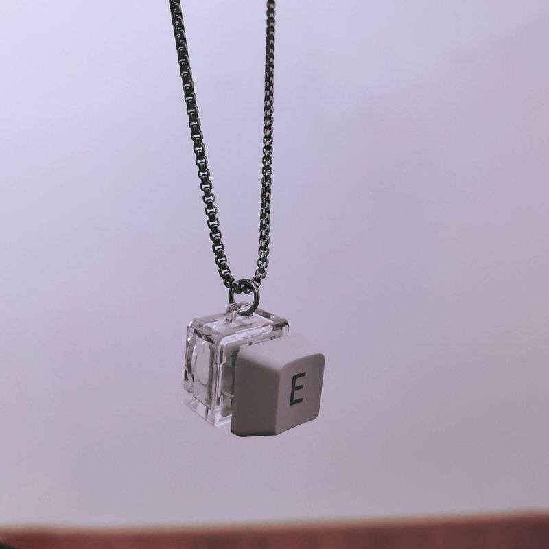 "Cyber Chic" Unzip Mechanical Keyboard Necklace