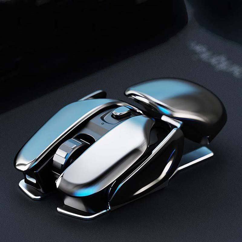 "Cyber" Metallic Silent Wireless Mouse