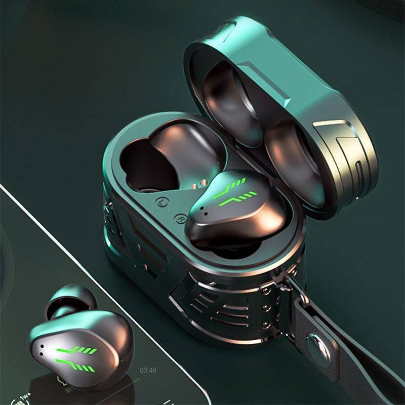 "Cyber" Retro Metallic TWS Earbuds